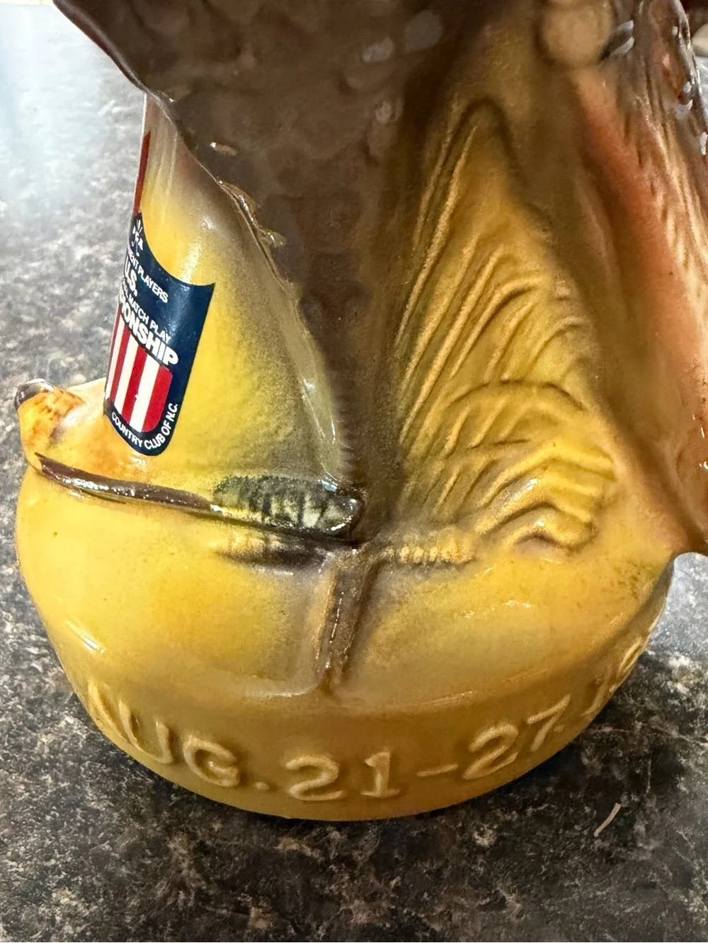 1972 Austin Nichols Wild Turkey porcelain decanter